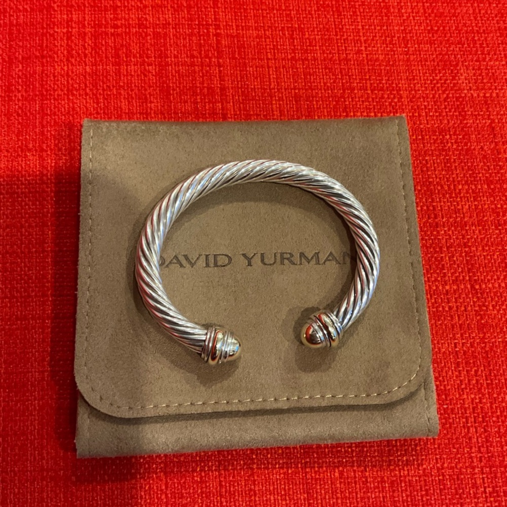 David Yurman Silver Classic Cable Cuff